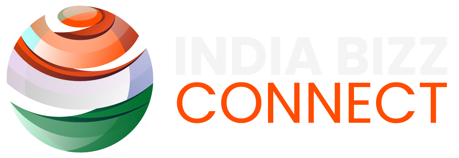 india bizz connect logo white india